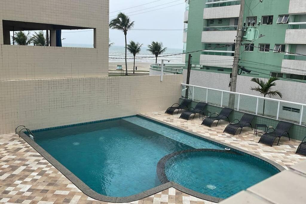 Apto Pe Na Areia Vista Mar プライア・グランデ エクステリア 写真
